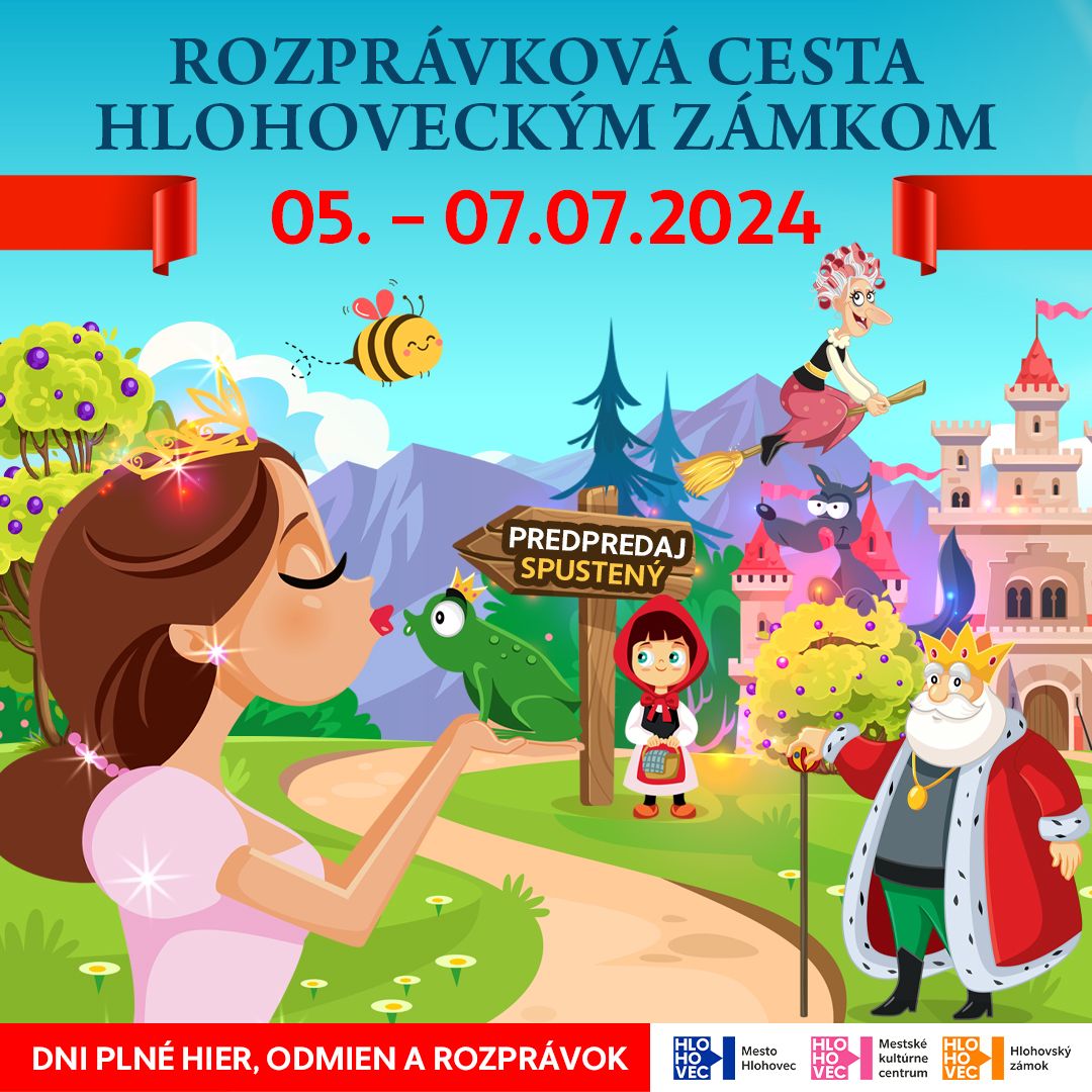Rozprávková cesta Hlohoveckým zámkom 