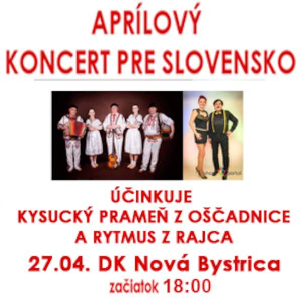 Aprílový koncert pre Slovensko
