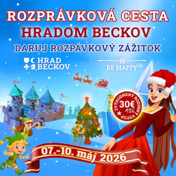 Rozprávková cesta hradom Beckov 2026 - Daruj rozprávkový zážitok