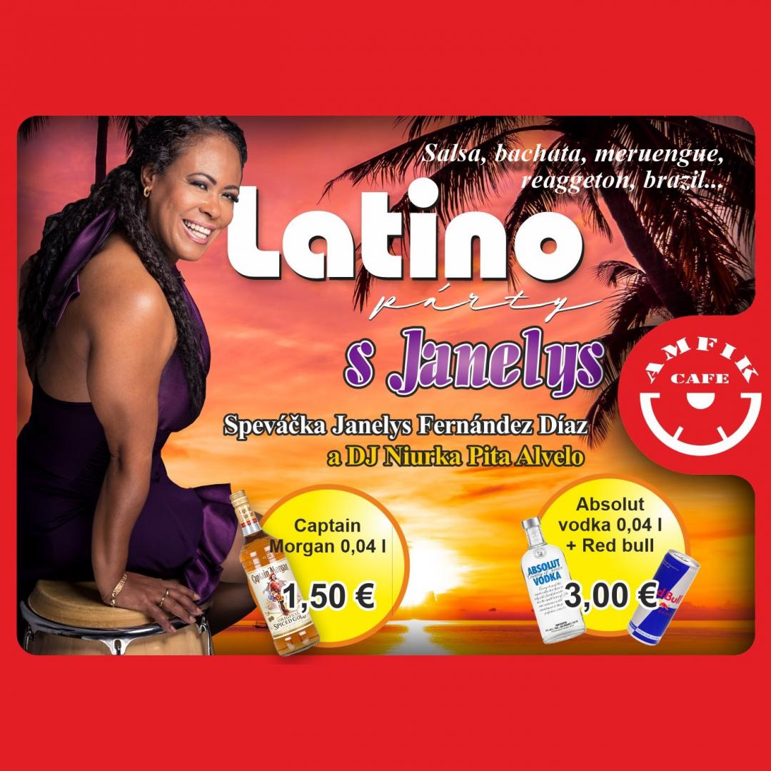 Latino párty - Janelys Fernández Diaz a DJ Niurka - Amfikcafe