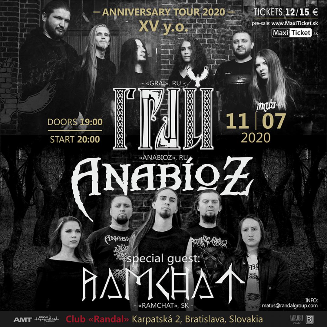 GRAI (RUS) / RAMCHAT (SK) / ANABIOZ (RUS) / Bratislava