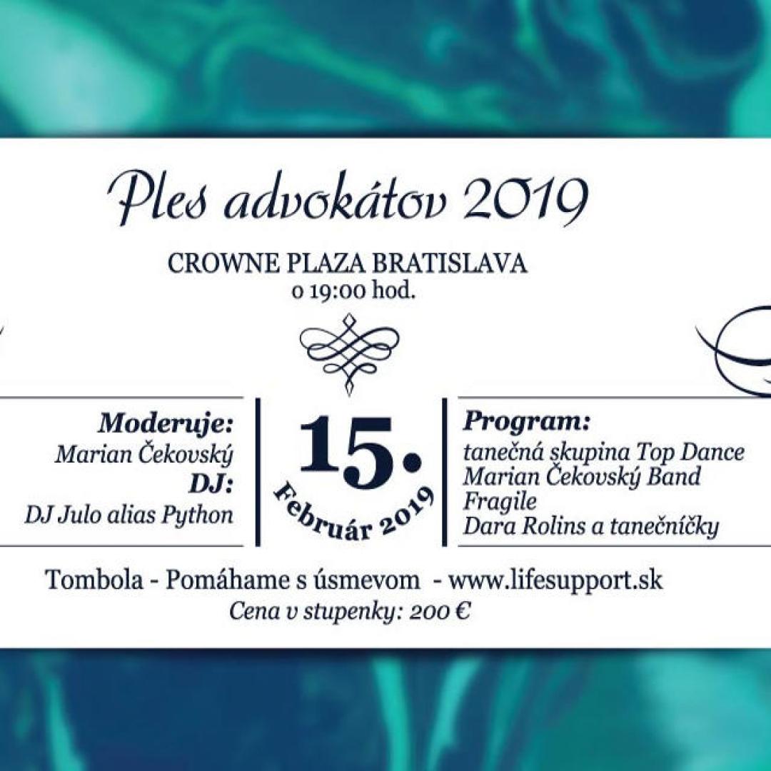 Ples advokátov 2019, Bratislava