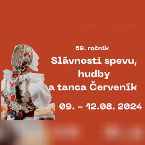 59. ročník Slávnosti spevu, hudby a tanca Červeník 2024