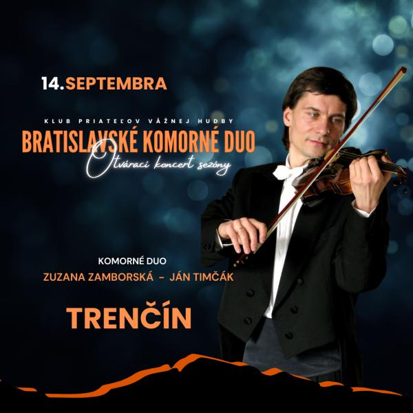 Otvárací koncert sezóny - Bratislavské komorné duo