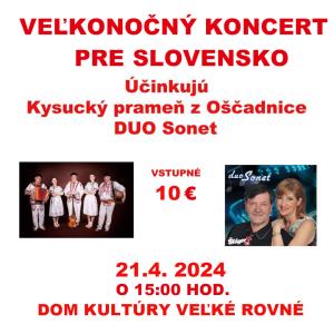 Veľkonočný koncert pre Slovensko