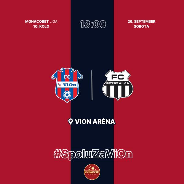 FC ViOn Zlaté Moravce-Vráble - FC Petržalka