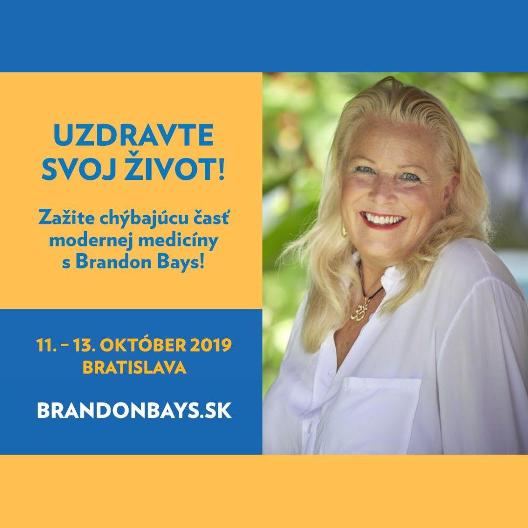 Intenzívna Cesta s Brandon Bays, 3-dňový seminár v Bratislave 11.–13.10.2019