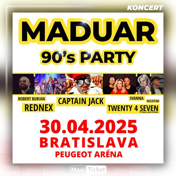 MADUAR 90’s PARTY (special) | Bratislava