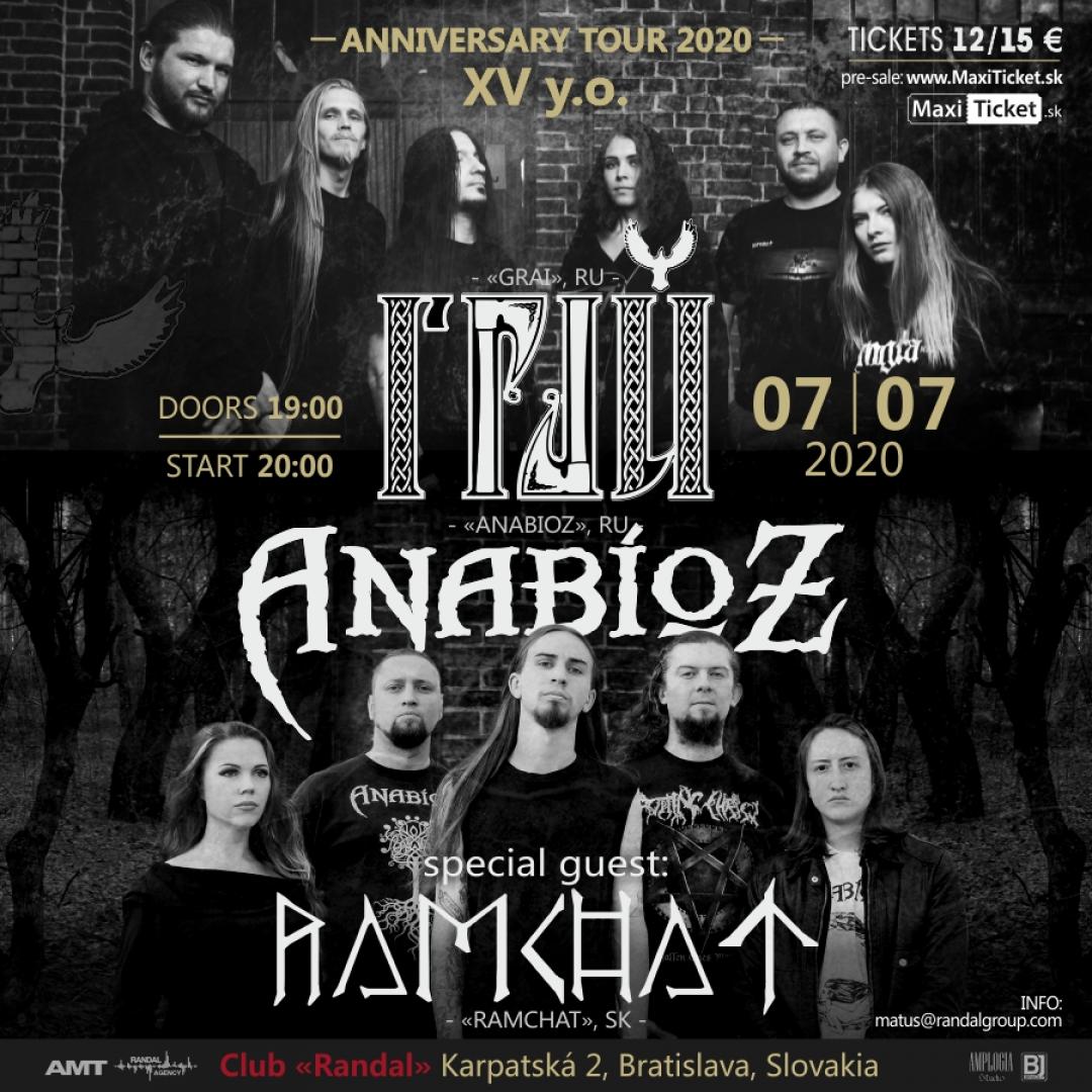 GRAI (RUS) / RAMCHAT (SK) / ANABIOZ (RUS) / Bratislava