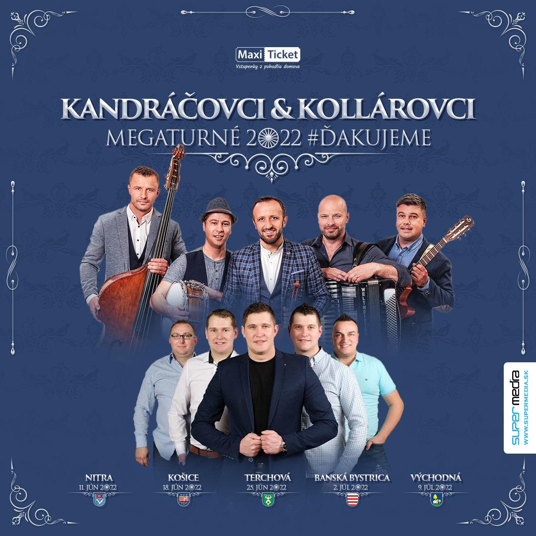 Kandráčovci & Kollárovci - Mega turné OPEN AIR 2022 | 09.07.2022 - sobota Amfiteáter Východná