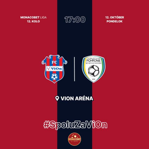 FC ViOn Zlaté Moravce-Vráble - FK Pohronie