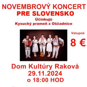 Novembrový koncert pre Slovensko - Raková