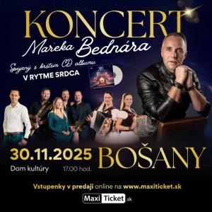 Koncert Mareka Bednára a jeho hostí