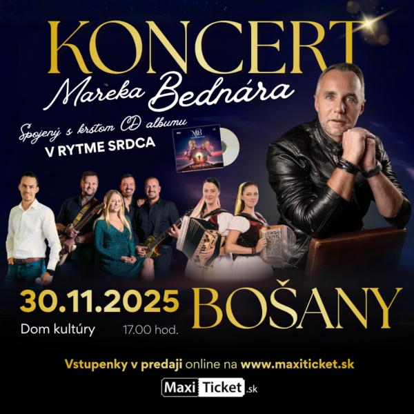 Koncert Mareka Bednára a jeho hostí 