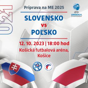PRÍPRAVNÝ ZÁPAS ME 2025 U21 Slovensko - Poľsko