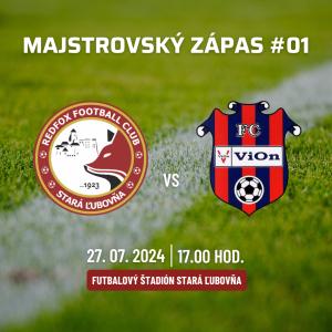 Stará Ľubovňa Redfox Football Club - FC ViOn Zlaté Moravce - Vráble