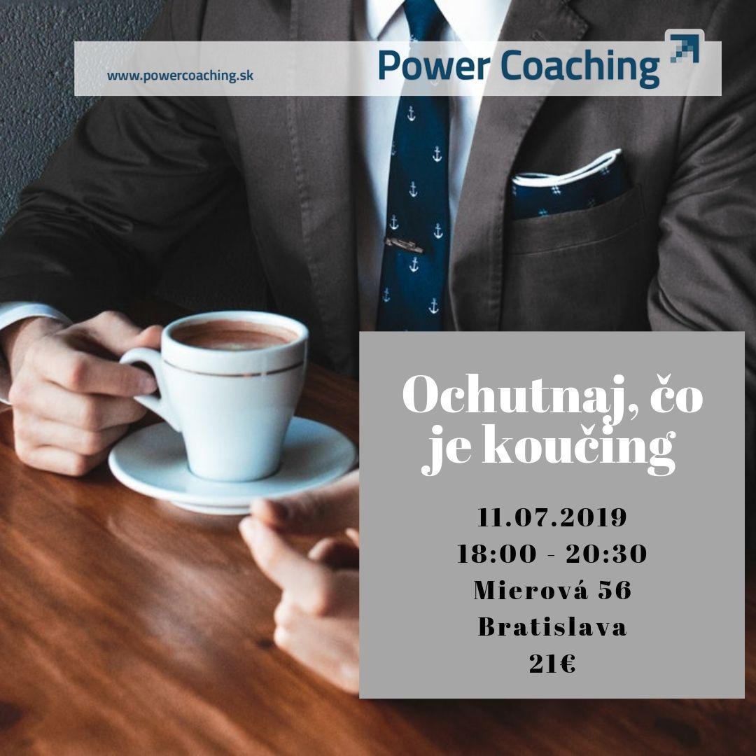 Workshop: Ochutnaj, čo je koučing