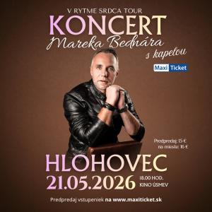 MAREK BEDNÁR V RYTME SRDCA TOUR - Hlohovec