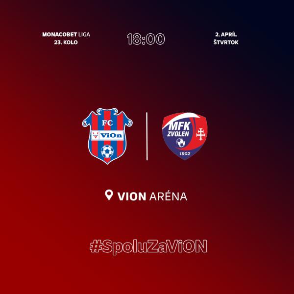 FC ViOn Zlaté Moravce-Vráble - MFK Zvolen