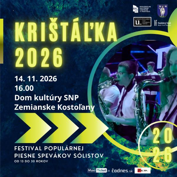 Krištáľka 2026