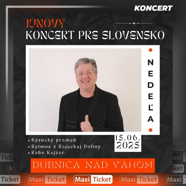 Junový koncert pre Slovensko