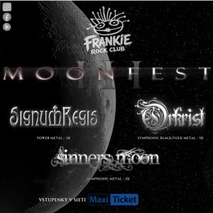MoonFest - melodický metalový minifestival (Sinners Moon, Signum Regis, Orkrist) 