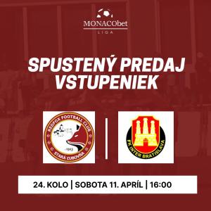 24. kolo MONACObet liga: Stará Ľubovňa Redfox Football Club vs. FK Inter Bratislava