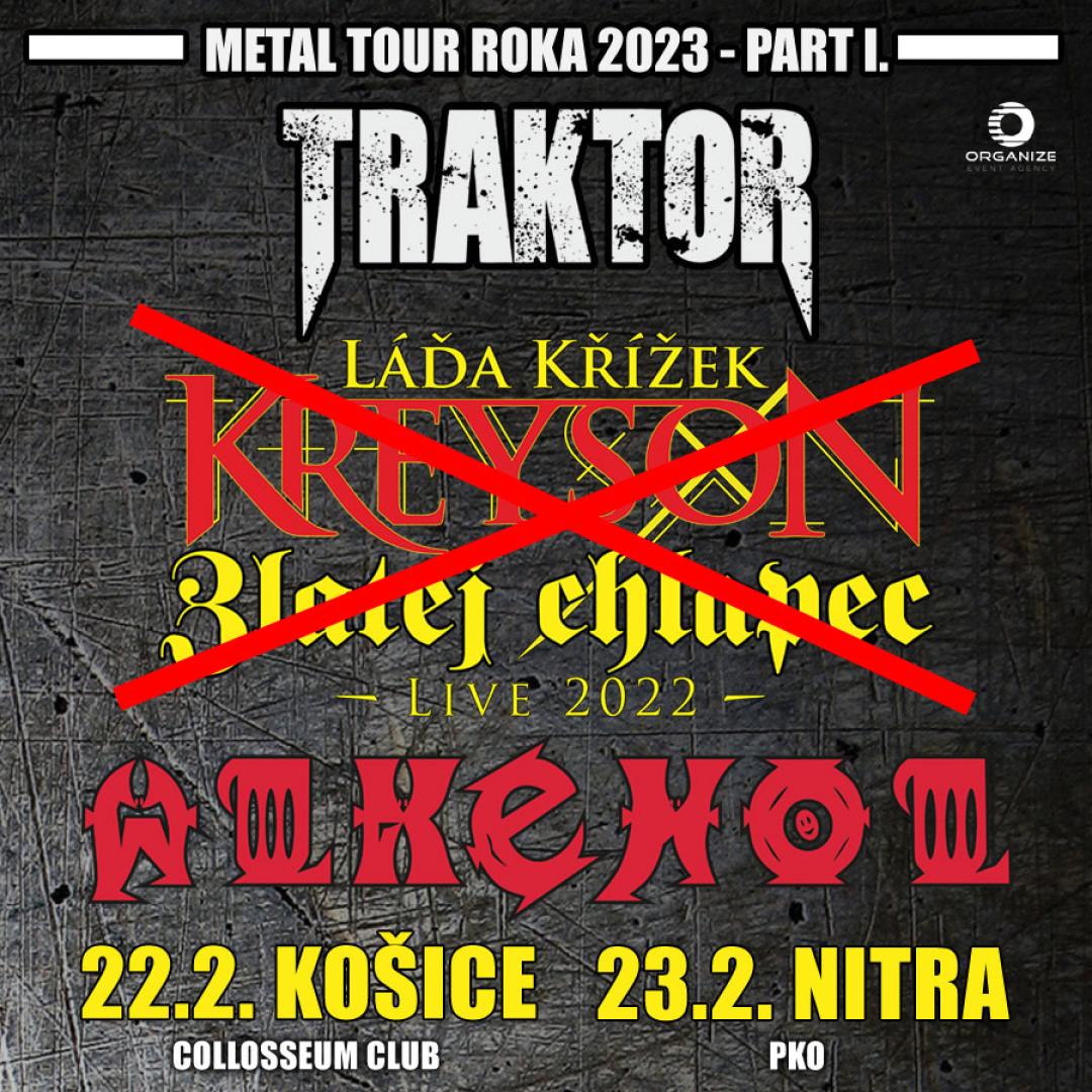 Traktor, Kreyson a Alkehol - Metal Tour roka 2023