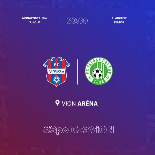 FC ViOn Zlaté Moravce-Vráble - Tatran Prešov