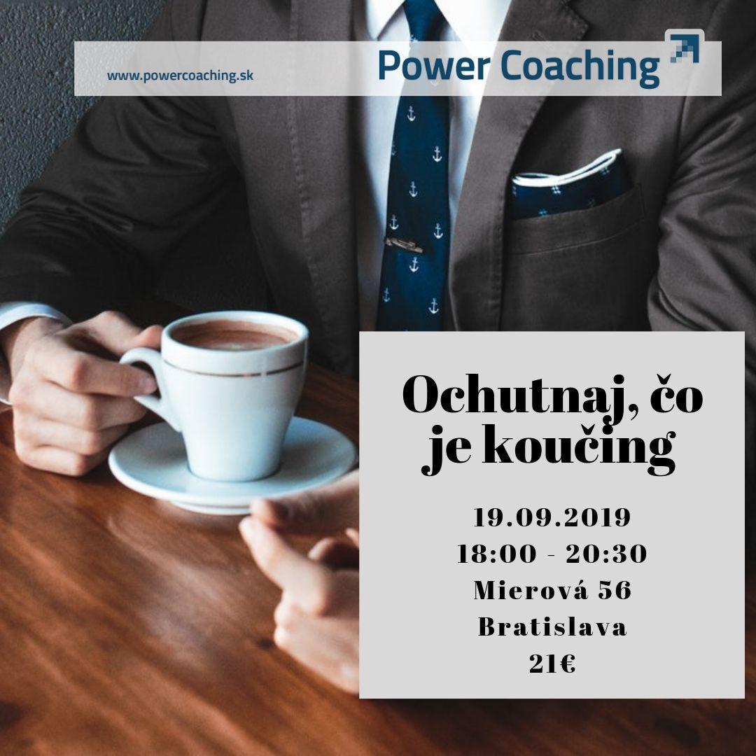 Workshop: Ochutnaj, čo je koučing