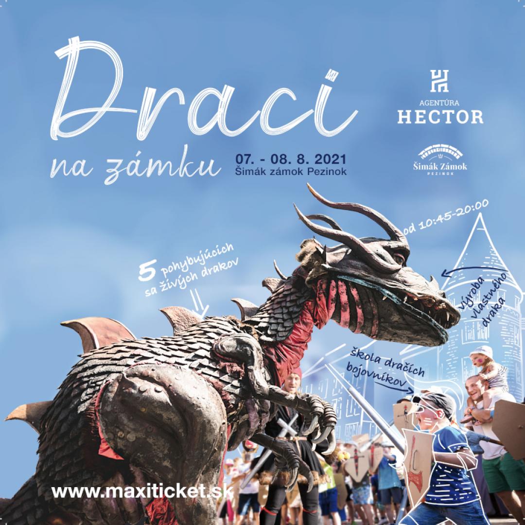 Draci na zámku Šimák Pezinok 7. - 8. 8. 2021