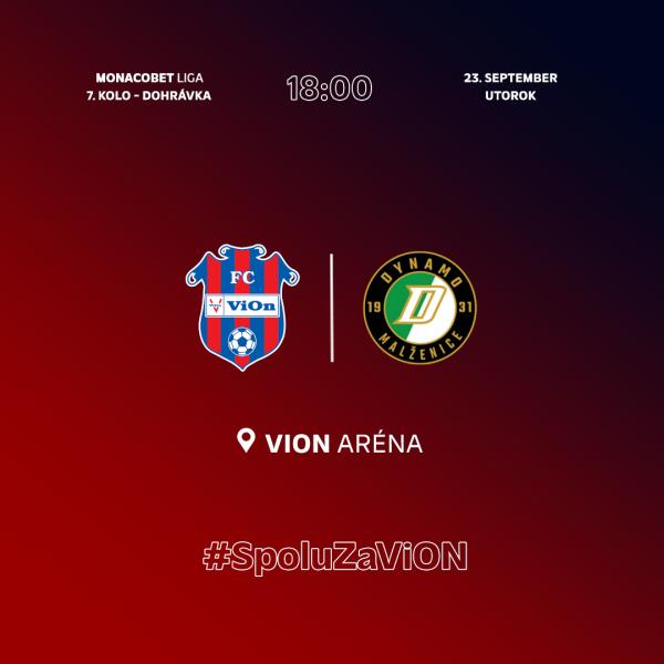 FC ViOn Zlaté Moravce-Vráble - OFK Dynamo Malženice