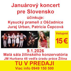 Januárový koncert pre Slovensko