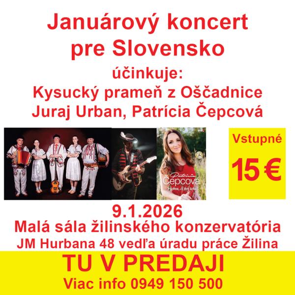 Januárový koncert pre Slovensko 