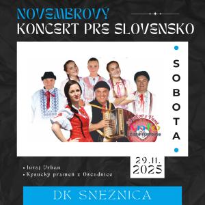 Novembrový koncert pre Slovensko - Snežnica