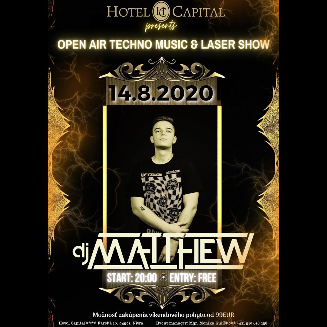 Open Air Techno Music & Laser Show / Nitra