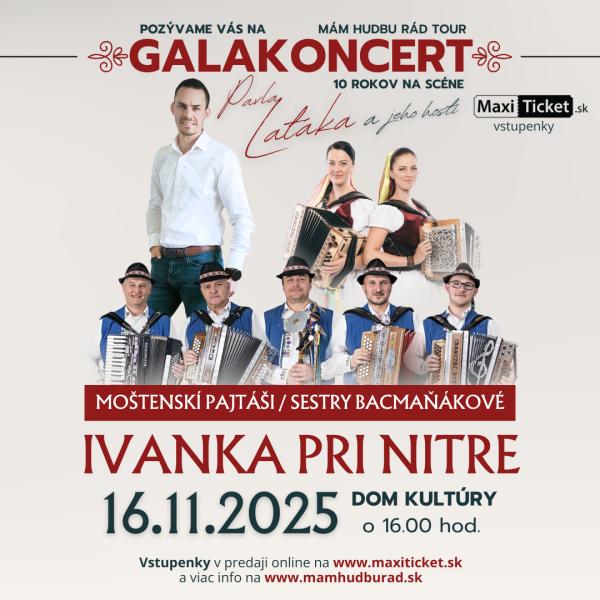 Galakoncert Mám hudbu rád Tour 2025