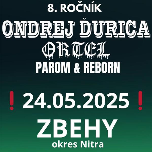 Koncert Ondrej Ďurica, Ortel, Parom & Reborn