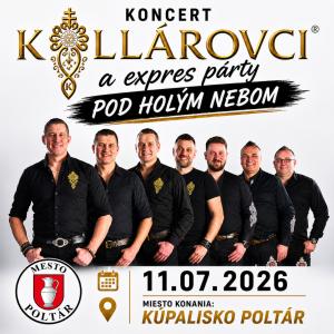 Koncert Kollárovci a Expres párty pod holým nebom