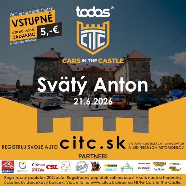 Todos Cars in The Castle – Svätý Anton #2