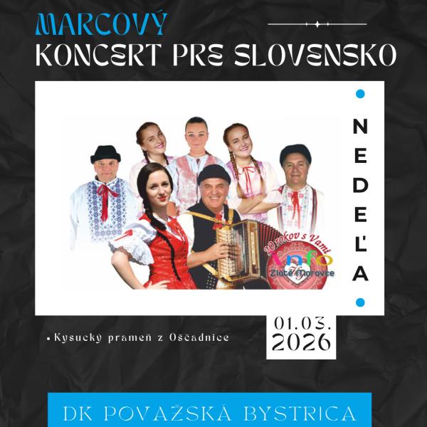 Marcový koncert pre Slovensko - Považská Bystrica