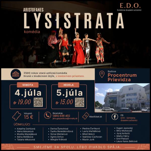 Aristofanes – Lysistrata | divadelná komédia