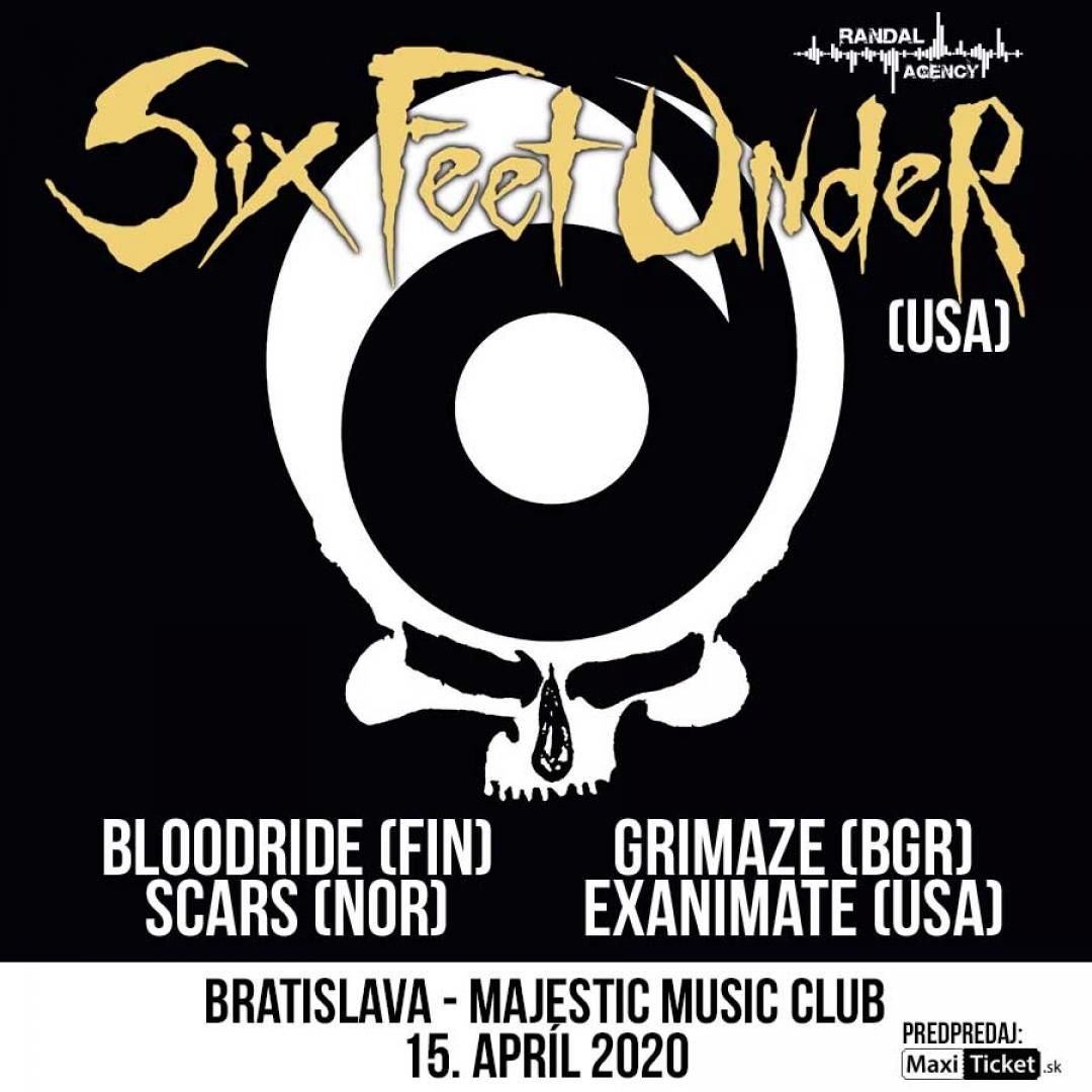 SIX FEET UNDER (USA) + supports / Bratislava