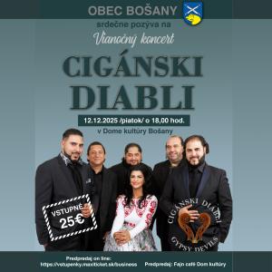 Vianočný koncert – Cigánski diabli