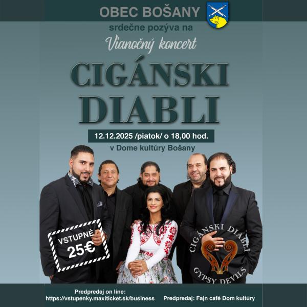 Vianočný koncert – Cigánski diabli
