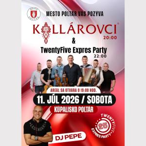 Koncert Kollárovci a Expres párty pod holým nebom