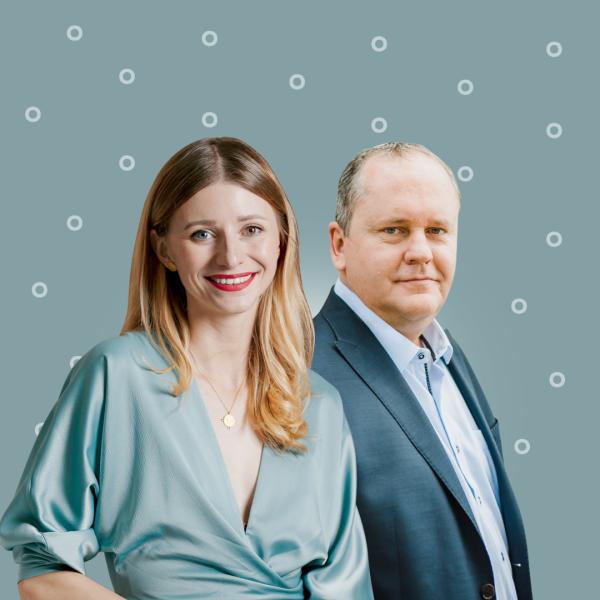 Prieniky s Dominikou Sakmárovou  a Branislavom Moťovským 