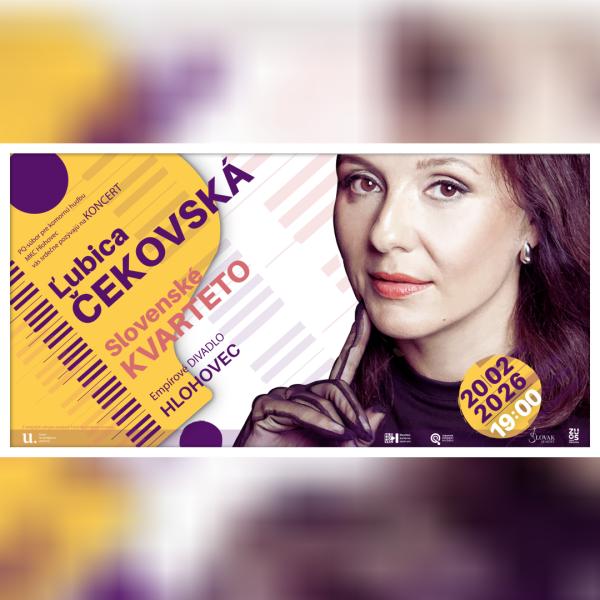 Koncert Ľubica Čekovská a Slovenské kvarteto