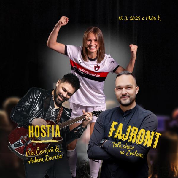 FAJRONT: Talk show so Zvolom #13 | Viki Čeriová & Adam Ďurica
