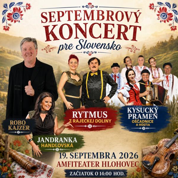 Septembrový koncert pre Slovensko